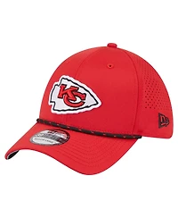 New Era Men's Red Kansas City Chiefs Perforated 39THIRTY Flex Hat