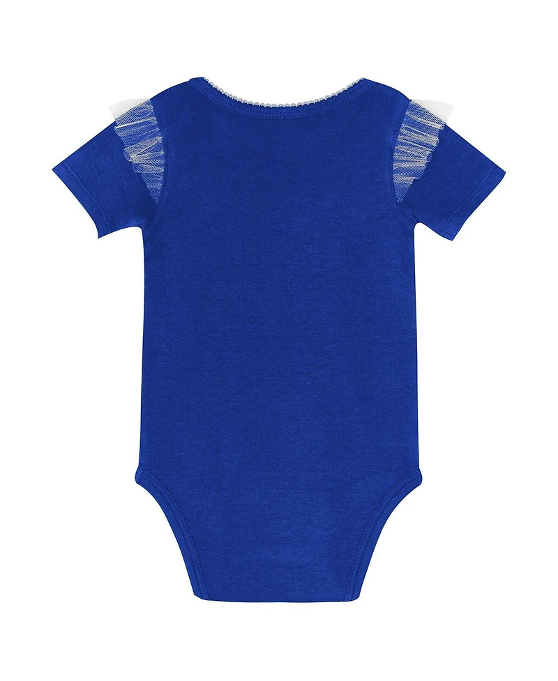 Outerstuff Baby Girls New York Giants My Team Rocks Bodysuit and Skirt Set