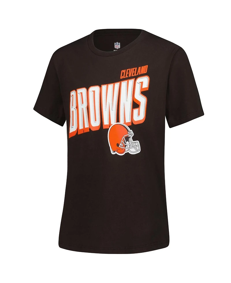 Outerstuff Big Boys and Girls Cleveland Browns The Mix Combo T-Shirt Set