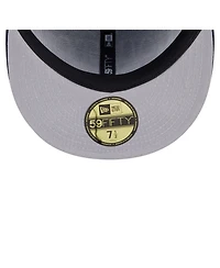 New Era Men's Navy Houston Texans Oversized 59FIFTY Fitted Hat