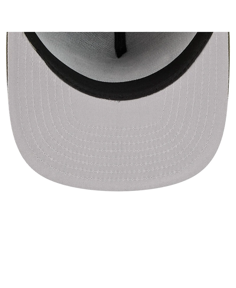 New Era Men's Olive/ Miami Dolphins Color Pack A-Frame 59FIFTY Fitted Hat