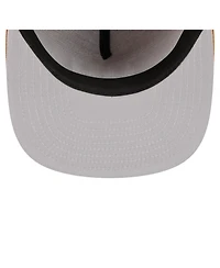 New Era Men's Brown York Giants Color Pack A-Frame 59FIFTY Fitted Hat
