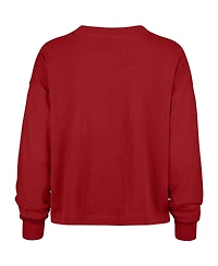 '47 Brand Women's Red Tampa Bay Buccaneers Muse Sydney Long Sleeve T-Shirt