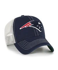 '47 Brand Men's Navy/Natural New England Patriots Trawler Trucker Clean Up Adjustable Hat