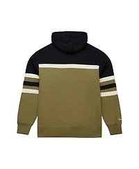 Mitchell & Ness Men's Olive San Francisco 49ers Logo Head Coach Hoodie