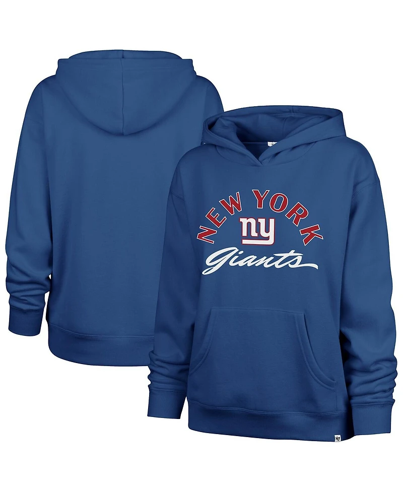 '47 Brand Women's Royal New York Giants Whirlwind Naomi Pullover Hoodie