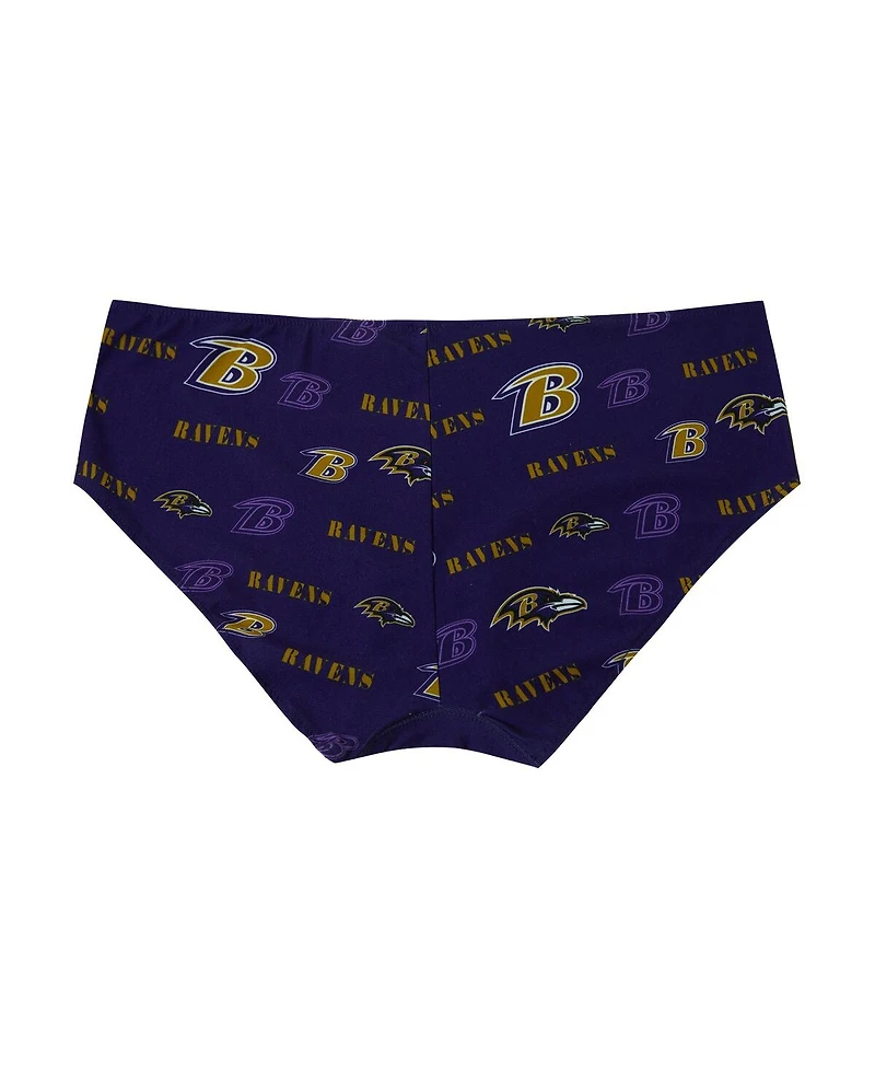 Concepts Sport Women's Purple Baltimore Ravens Mosaic Allover Print Knit Panty