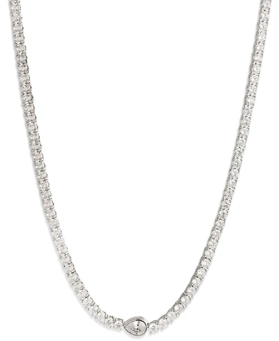 Givenchy Glass Stone Extender Collar Necklace