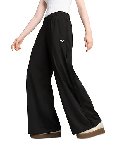 Puma Women's Low-Rise Popper Pants