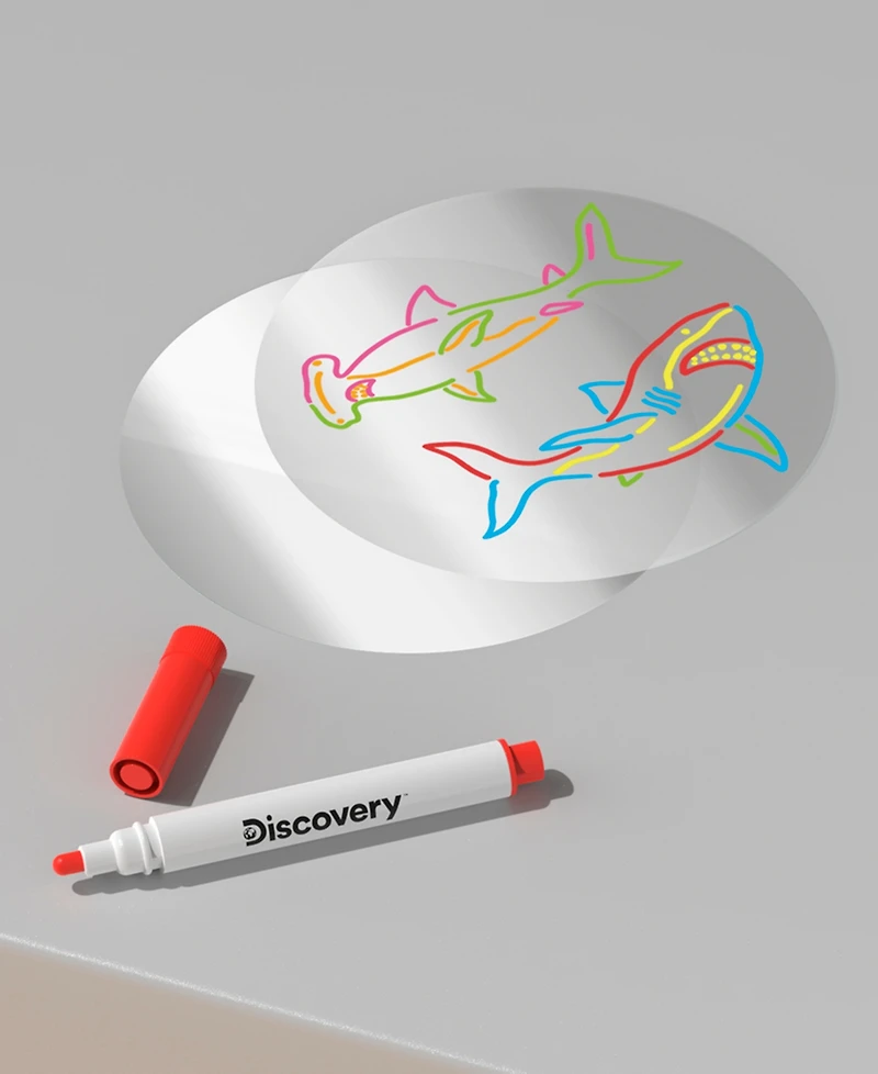 Discovery Kids Doodle Projector Light Art Station 17 Piece