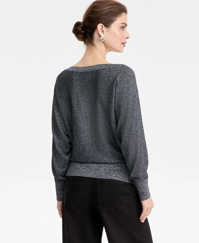 I.n.c. International Concepts Women's Boat-Neck Sweater, Macy's Exclusive