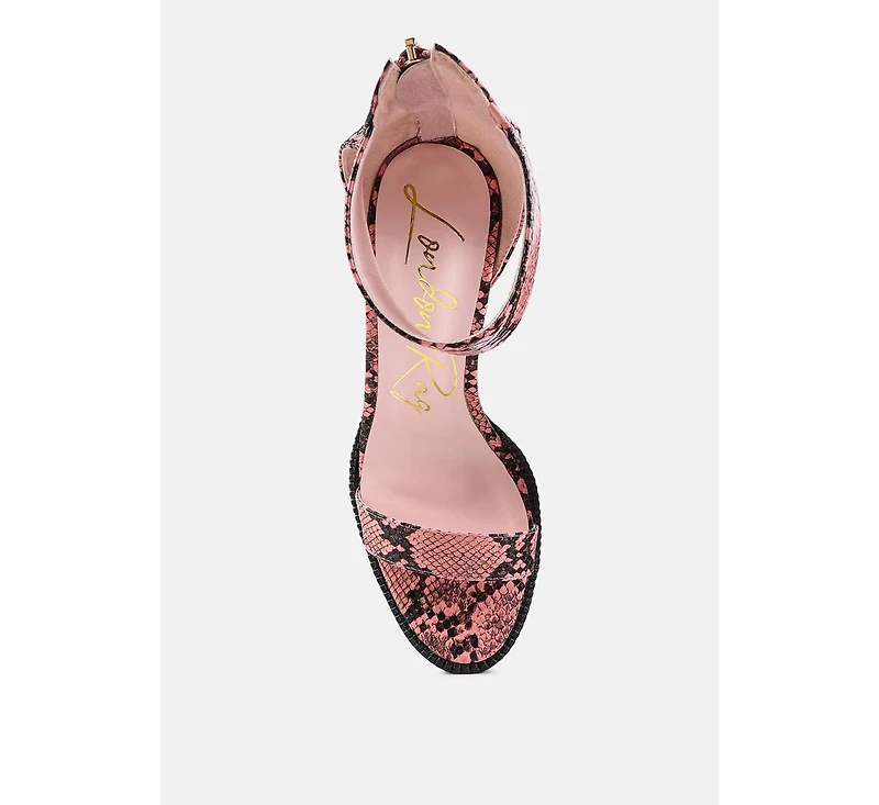 Rattle Chunky High Block Heel Sandals Women