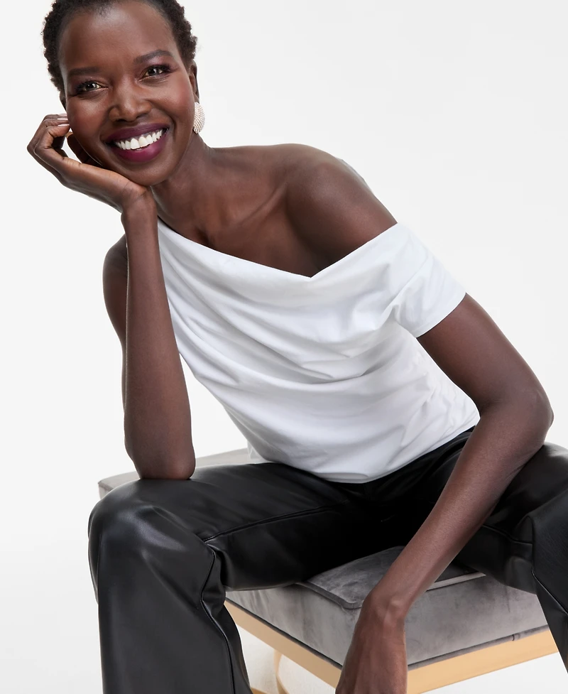 I.n.c. International Concepts Women's Off-The-Shoulder Top, Macy's Exclusive