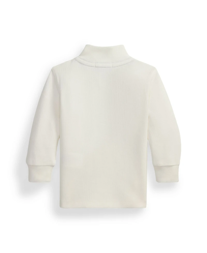 Polo Ralph Lauren Baby Boy Estate-Rib Mock Neck Sweater