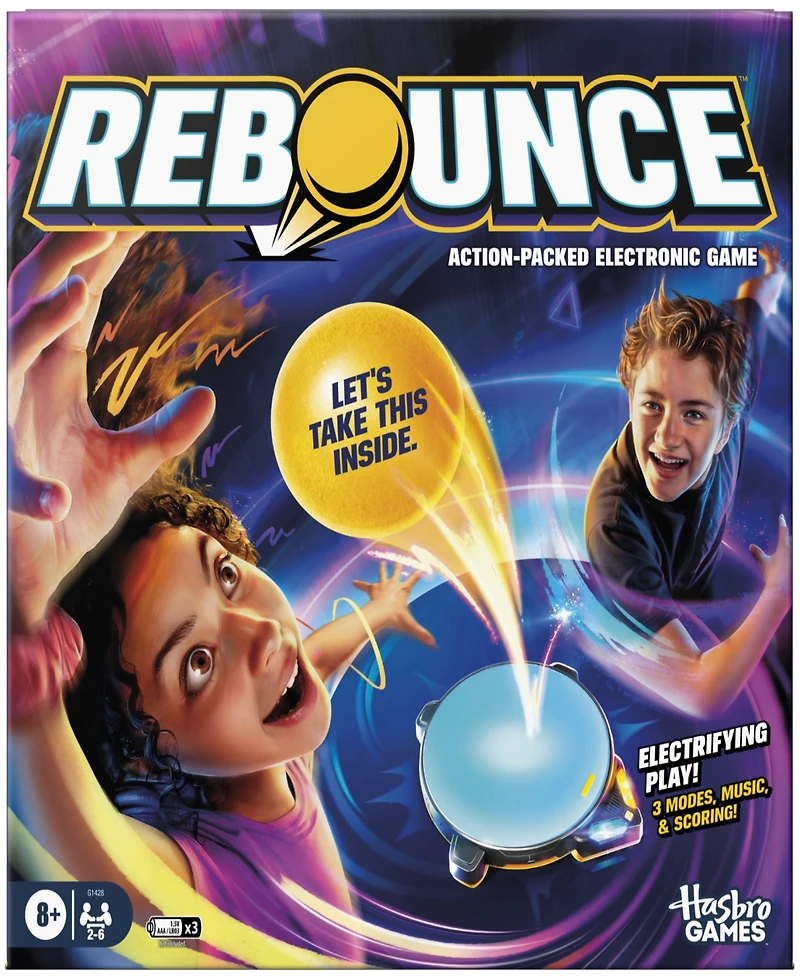 Hasbro Gaming Rebounce Indoor Action Board Game