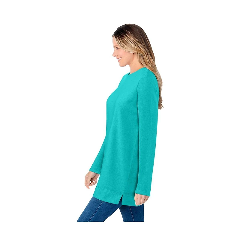 Woman Within Women's Sherpa Sweatshirt
