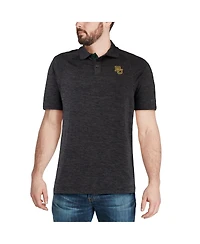 Colosseum Men's Heathered Black Baylor Bears Down Swing Polo Shirt