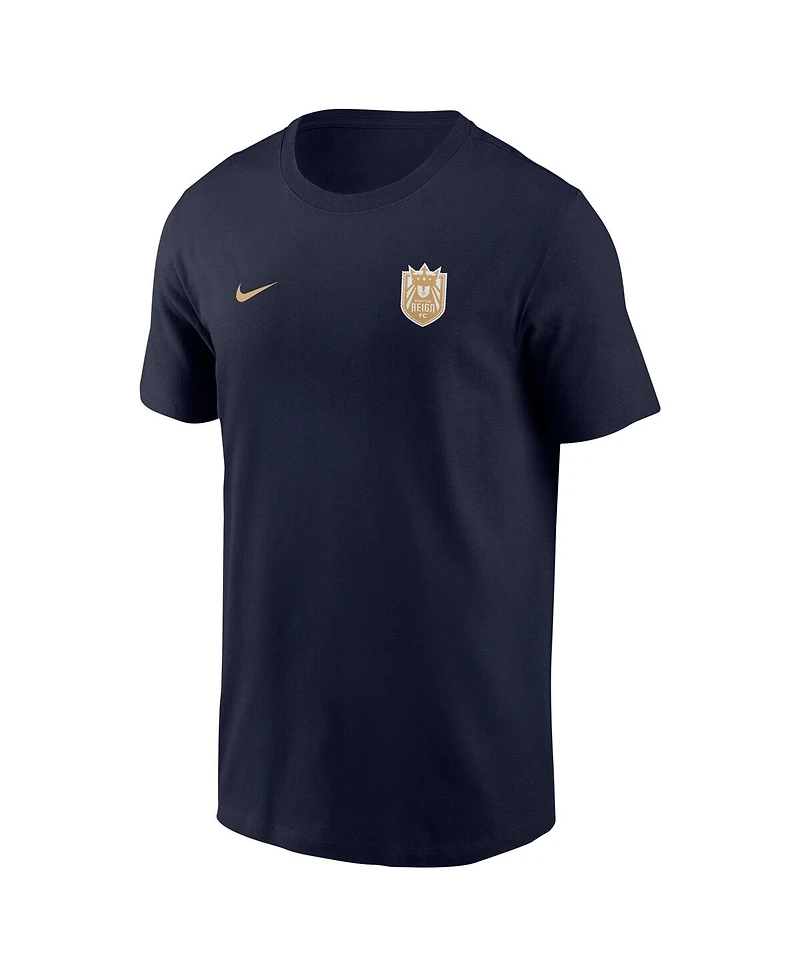 Nike Men's Jordyn Huitema Navy Seattle Reign Fc Core Crew Neck T-Shirt