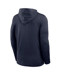 Nike Men's Navy Georgetown Hoyas Sideline Dri-fit Lightweight Hooded Sweatshirt