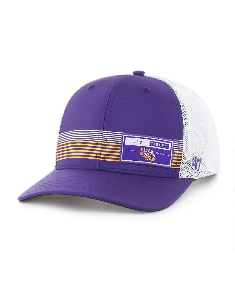 '47 Brand Men's Purple Lsu Tigers Rangefinder Brrr Trucker Adjustable Hat