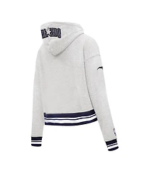 Pro Standard Women's Gray Orlando Magic 2024/25 City Edition Cropped Pullover Hoodie