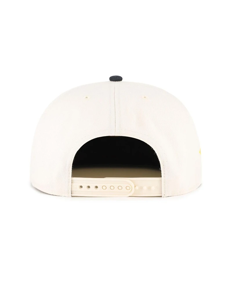 '47 Brand Men's and Women's Natural Auburn Tigers Crossover Off Hand Captain Adjustable Hat