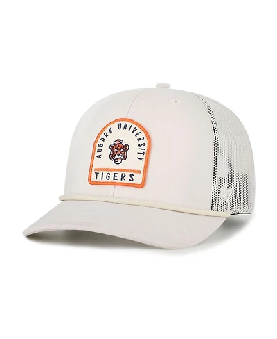 '47 Brand Men's and Women's Cream Auburn Tigers Core Inline Gravestone Adjustable Trucker Hat