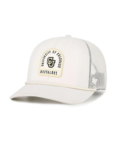'47 Brand Men's and Women's Cream Colorado Buffaloes Core Inline Gravestone Adjustable Trucker Hat