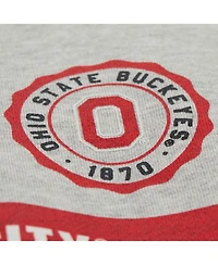 Mitchell & Ness Men's Gray Ohio State Buckeyes All Over Print Sweatshirt