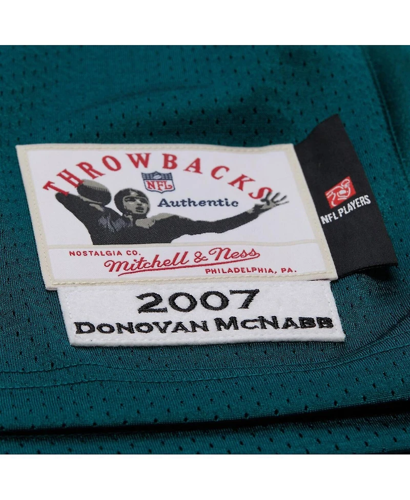 Mitchell & Ness Men's Donovan McNabb Midnight Green Philadelphia Eagles 2007 Authentic Throwback Retired Player Jersey