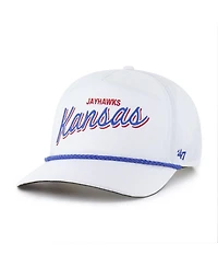 '47 Brand Men's White Kansas Jayhawks Fairway Hitch Adjustable Hat