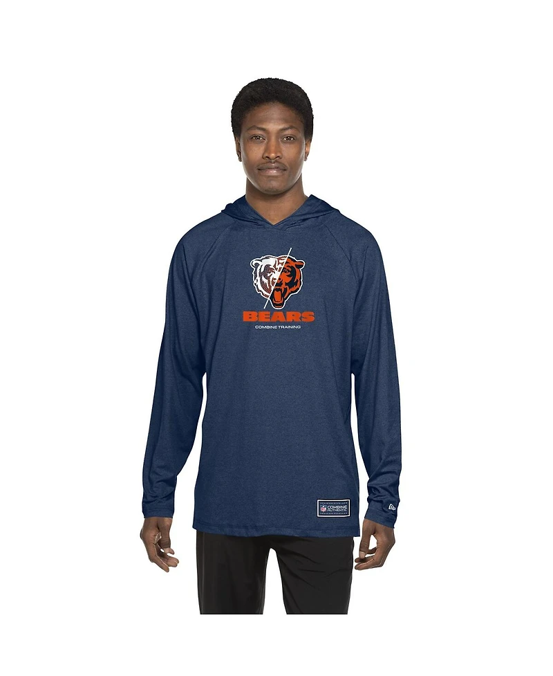 New Era Men's Navy Chicago Bears Functional Fandom Hoodie