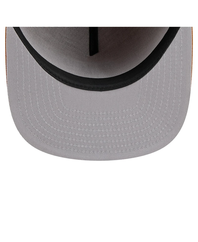 New Era Men's Orange Texas Rangers Color Pack A-Frame 59FIFTY Fitted Hat