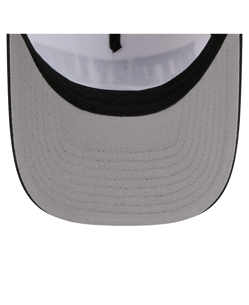 New Era Men's White/Navy Penn State Nittany Lions Arch Two-Tone Rope 9FORTY A-Frame M-Crown Adjustable Hat
