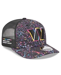 New Era Men's Black Washington Commanders 2025 Nfl Crucial Catch 9SEVENTY Adjustable Hat