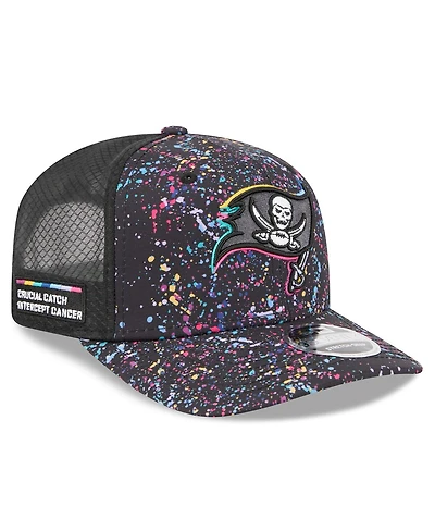 New Era Men's Black Tampa Bay Buccaneers 2025 Nfl Crucial Catch 9SEVENTY Adjustable Hat