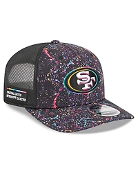 New Era Men's Black San Francisco 49ers 2025 Nfl Crucial Catch 9SEVENTY Adjustable Hat