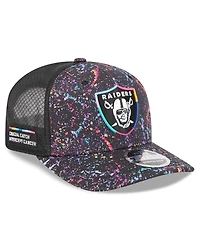 New Era Men's Black Las Vegas Raiders 2025 Nfl Crucial Catch 9SEVENTY Adjustable Hat