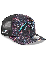 New Era Men's Black Carolina Panthers 2025 Nfl Crucial Catch 9SEVENTY Adjustable Hat