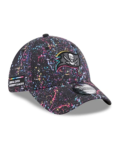 New Era Men's Black Tampa Bay Buccaneers 2025 Nfl Crucial Catch 39THIRTY Flex Hat