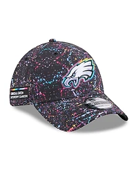 New Era Men's Black Philadelphia Eagles 2025 Nfl Crucial Catch 39THIRTY Flex Hat