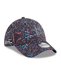 New Era Men's Black Orleans Saints 2025 Nfl Crucial Catch 39THIRTY Flex Hat
