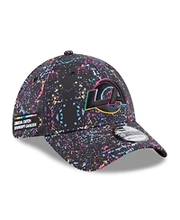 New Era Men's Black Los Angeles Rams 2025 Nfl Crucial Catch 39THIRTY Flex Hat