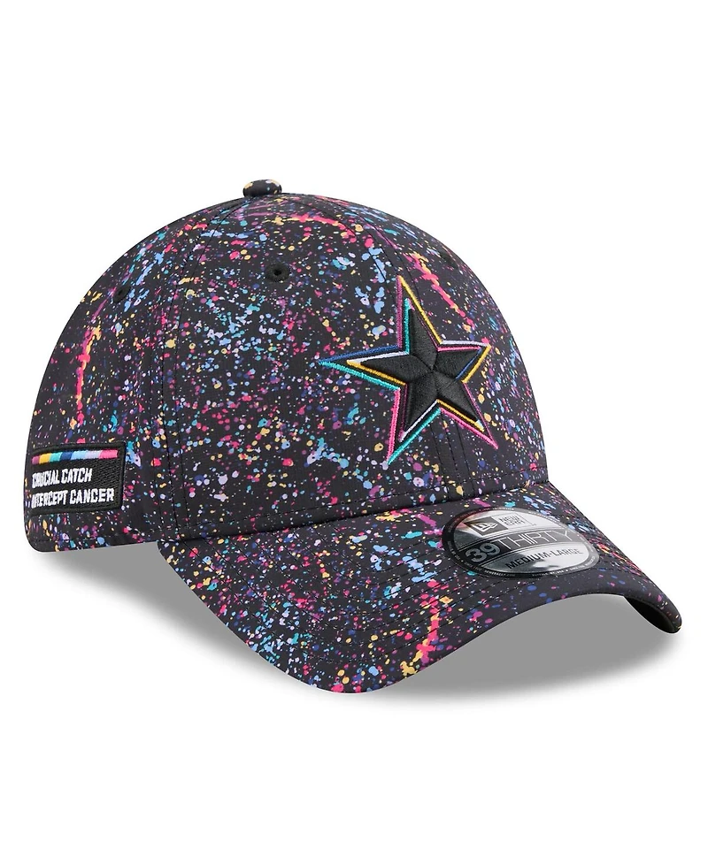 New Era Men's Black Dallas Cowboys 2025 Nfl Crucial Catch 39THIRTY Flex Hat