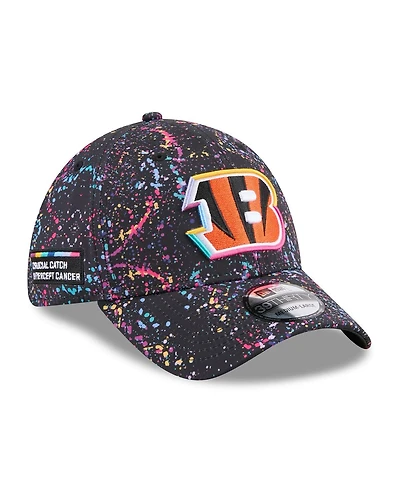 New Era Men's Black Cincinnati Bengals 2025 Nfl Crucial Catch 39THIRTY Flex Hat
