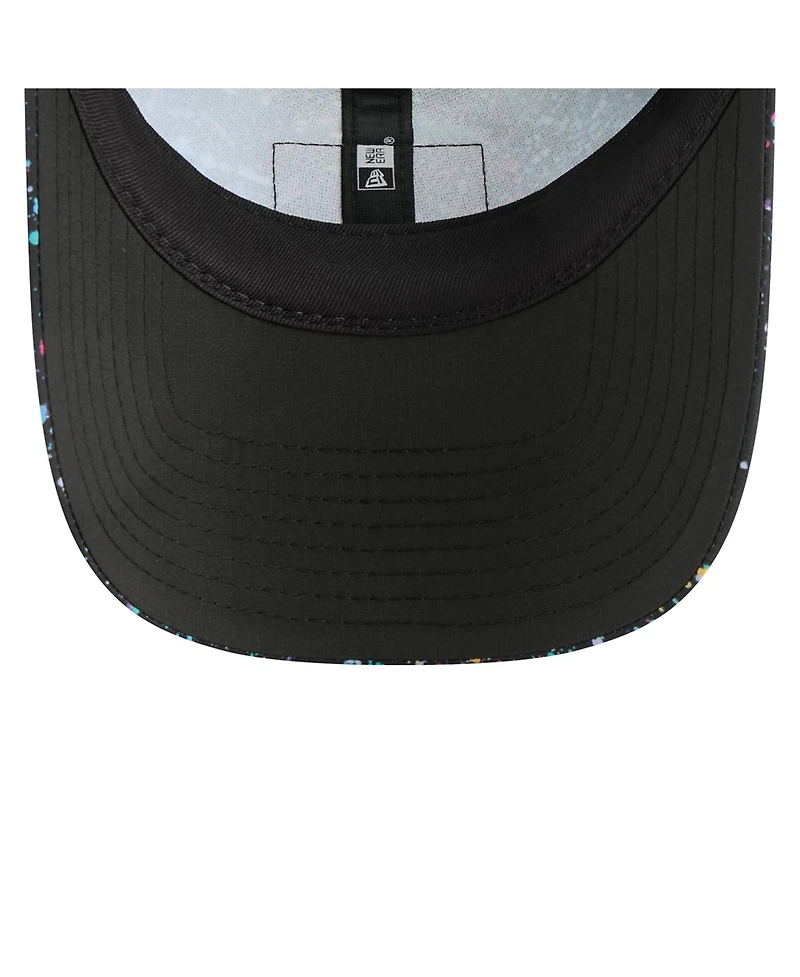 New Era Women's Black Los Angeles Chargers 2025 Nfl Crucial Catch Pony Tail Adjustable Hat