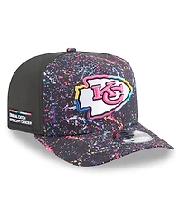 New Era Men's Black Kansas City Chiefs 2025 Nfl Crucial Catch A-Frame 9FIFTY Snapback Hat