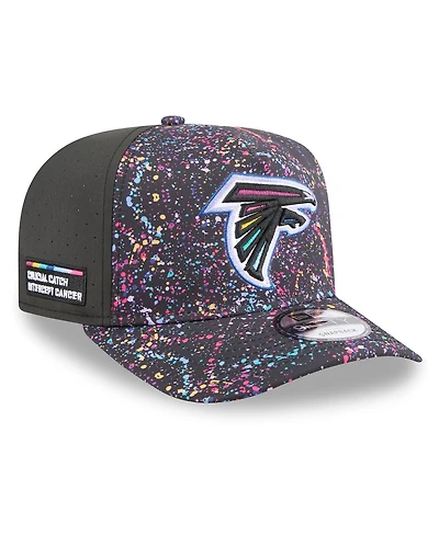 New Era Men's Black Atlanta Falcons 2025 Nfl Crucial Catch A-Frame 9FIFTY Snapback Hat