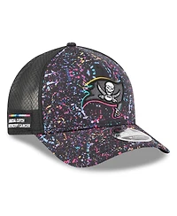New Era Men's Black Tampa Bay Buccaneers 2025 Nfl Crucial Catch 9FORTY Adjustable Hat