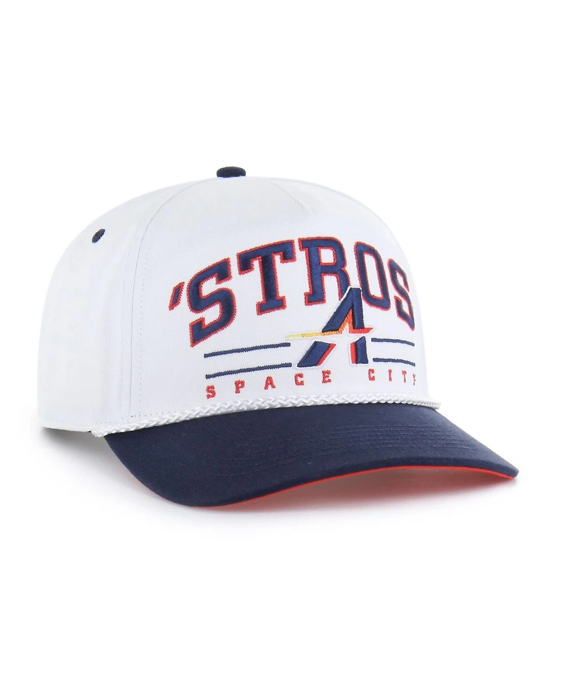 '47 Brand Men's White Houston Astros City Connect Roscoe Hitch Adjustable Hat